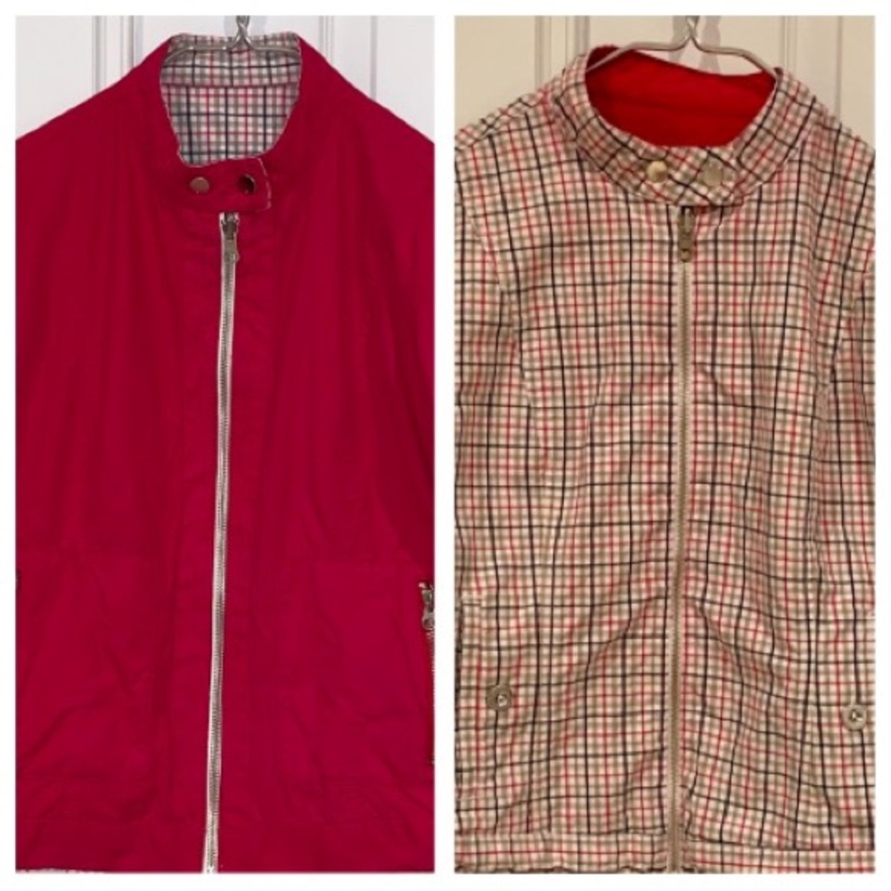 Triple Five Soul Reversible Jacket ( Pink & Plaid)